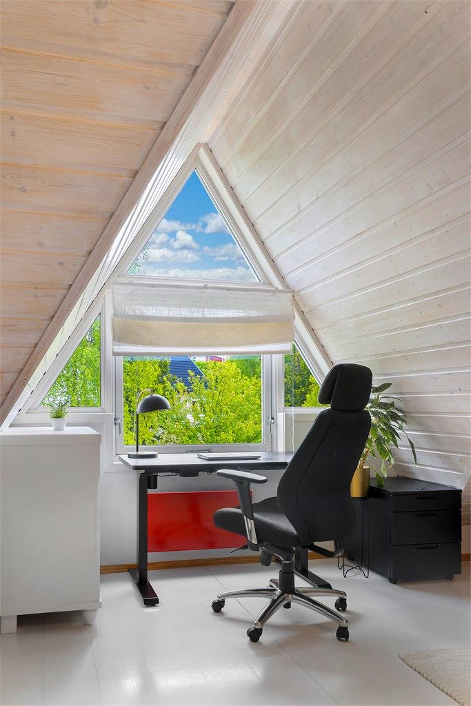 Fint utsyn fra vinduet 
