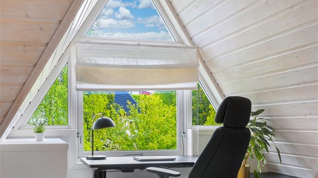 Fint utsyn fra vinduet