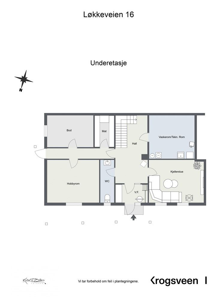 Plantegning 1. etasje