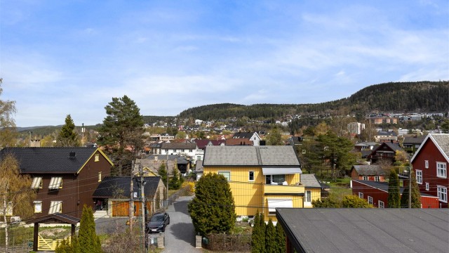 Utsikt fra takterrassen