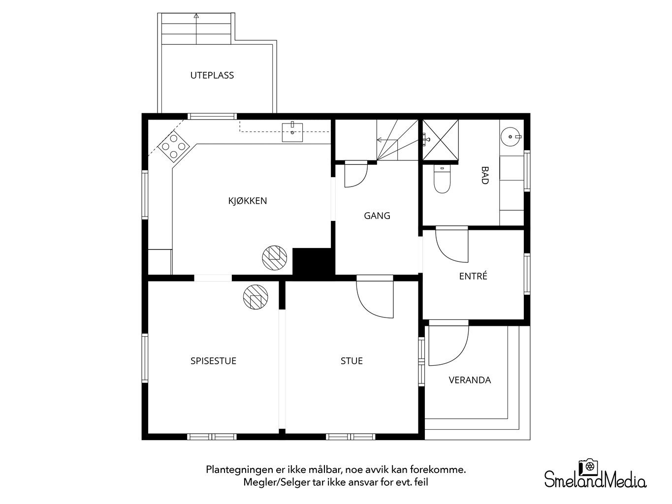 Plantegning 1. etasje