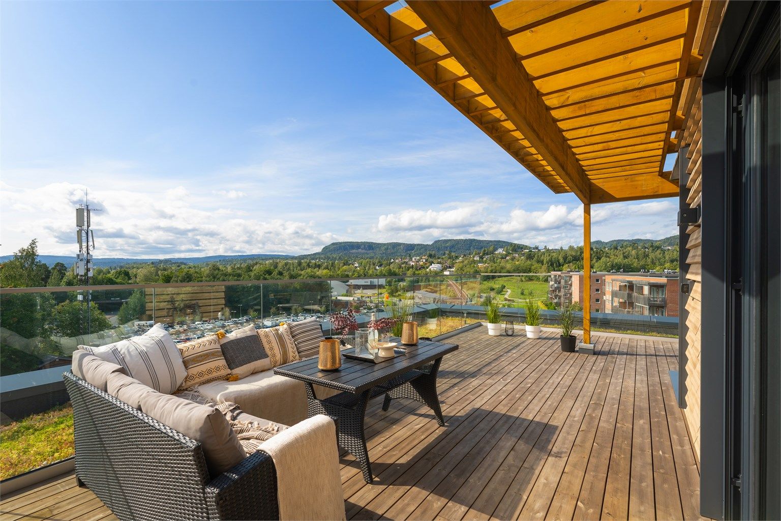 Her er det god plass for venner og familie