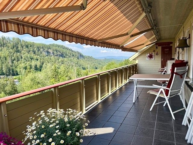 Selgers sommerbilde på terrasse