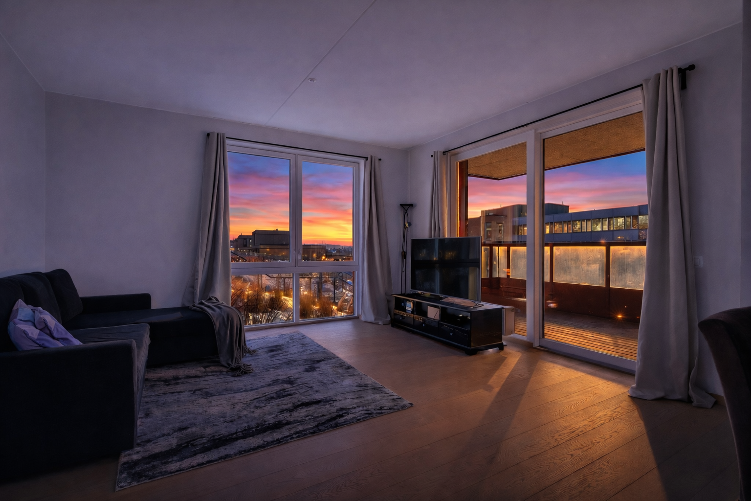 Kveldsbilde er generert med KI-verktøy