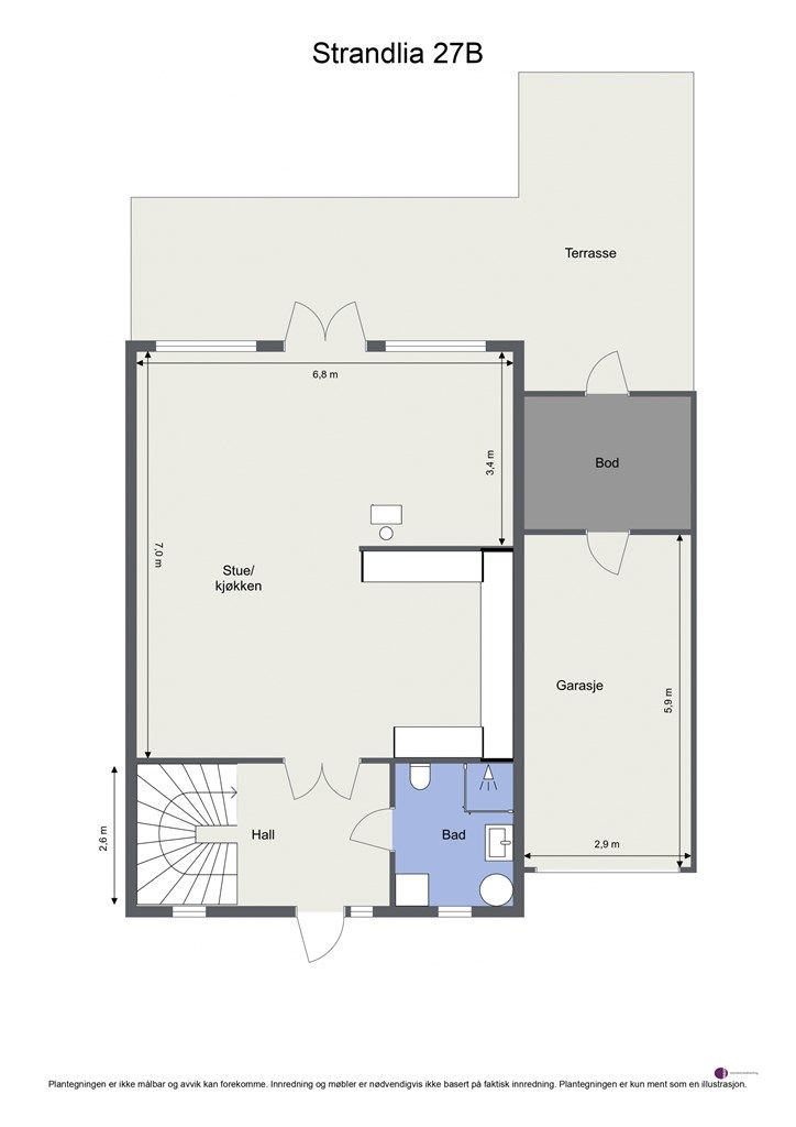 Plantegning - 1. etasje