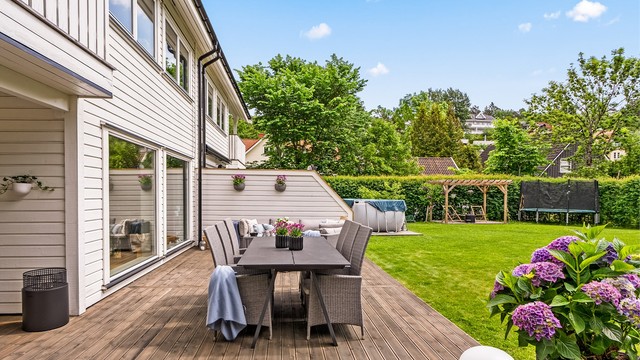 Utgang til herlig uteplass
