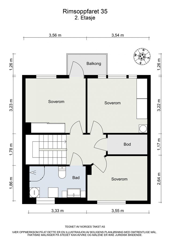 Plantegning - 2. Etasje
