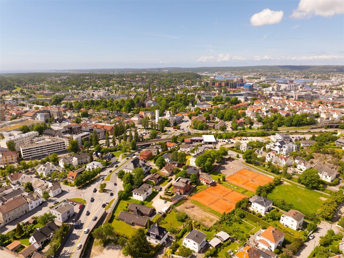 I bysammenheng er St.Croix et meget sentralt område. Alle sentrums fasiliteter og tilbud er dermed lett tilgjengelig i det daglige.