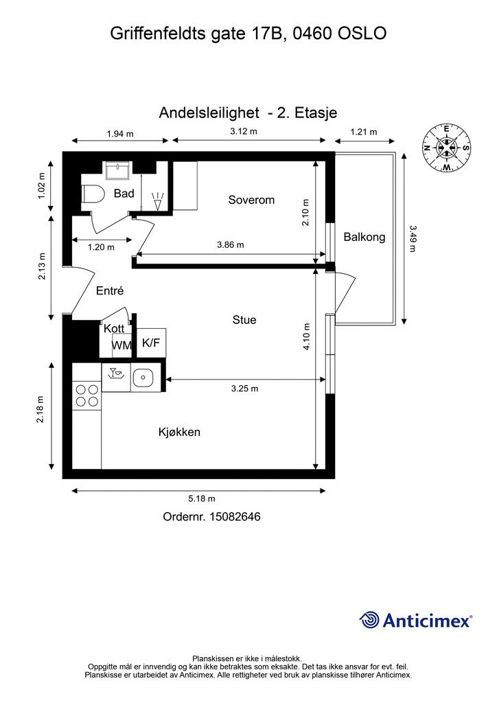 Plantegning 2. etasje