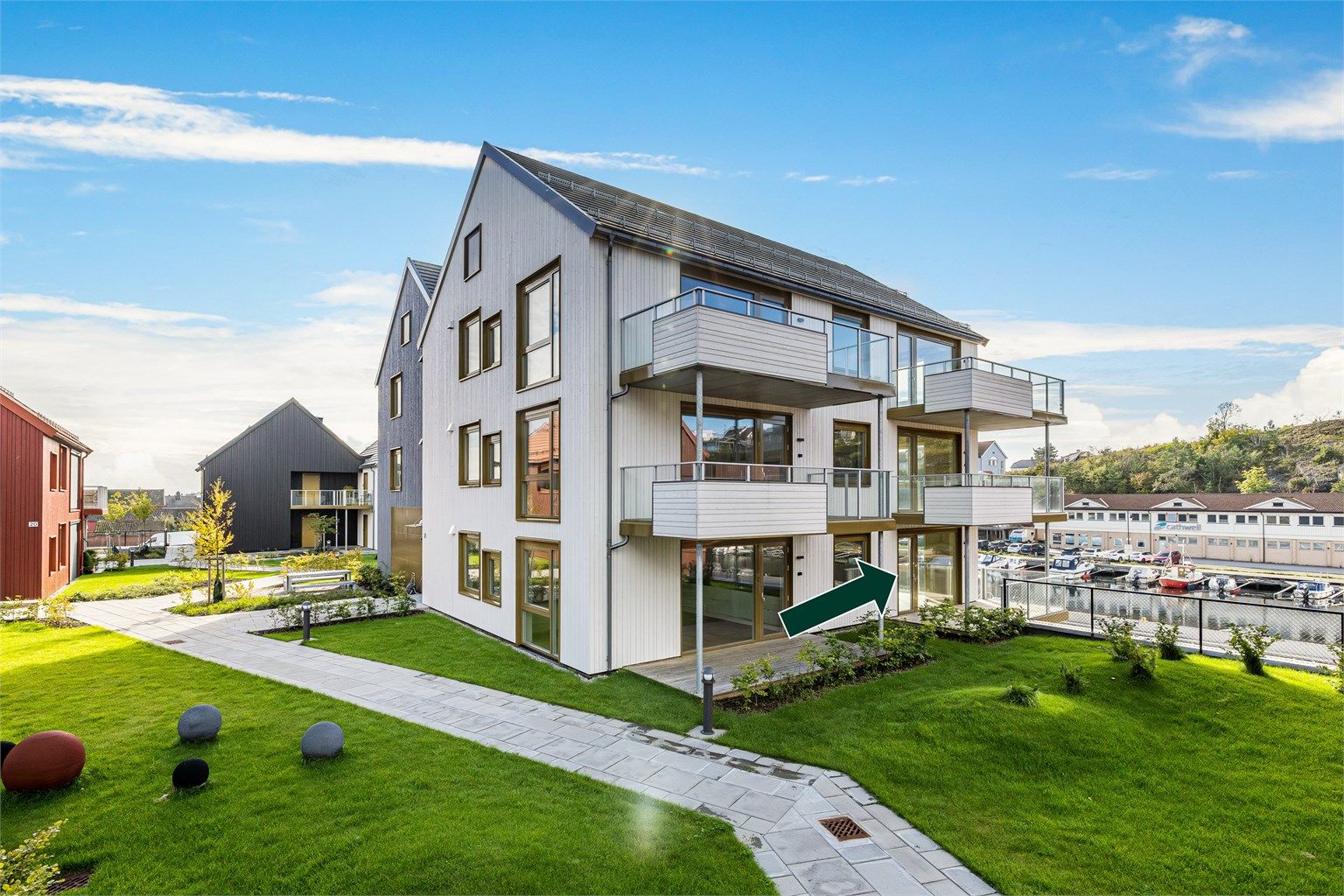 Cudrios gate 28, leil 76 - 3 roms med oppholdsrom ut mot høy 1.etasje.