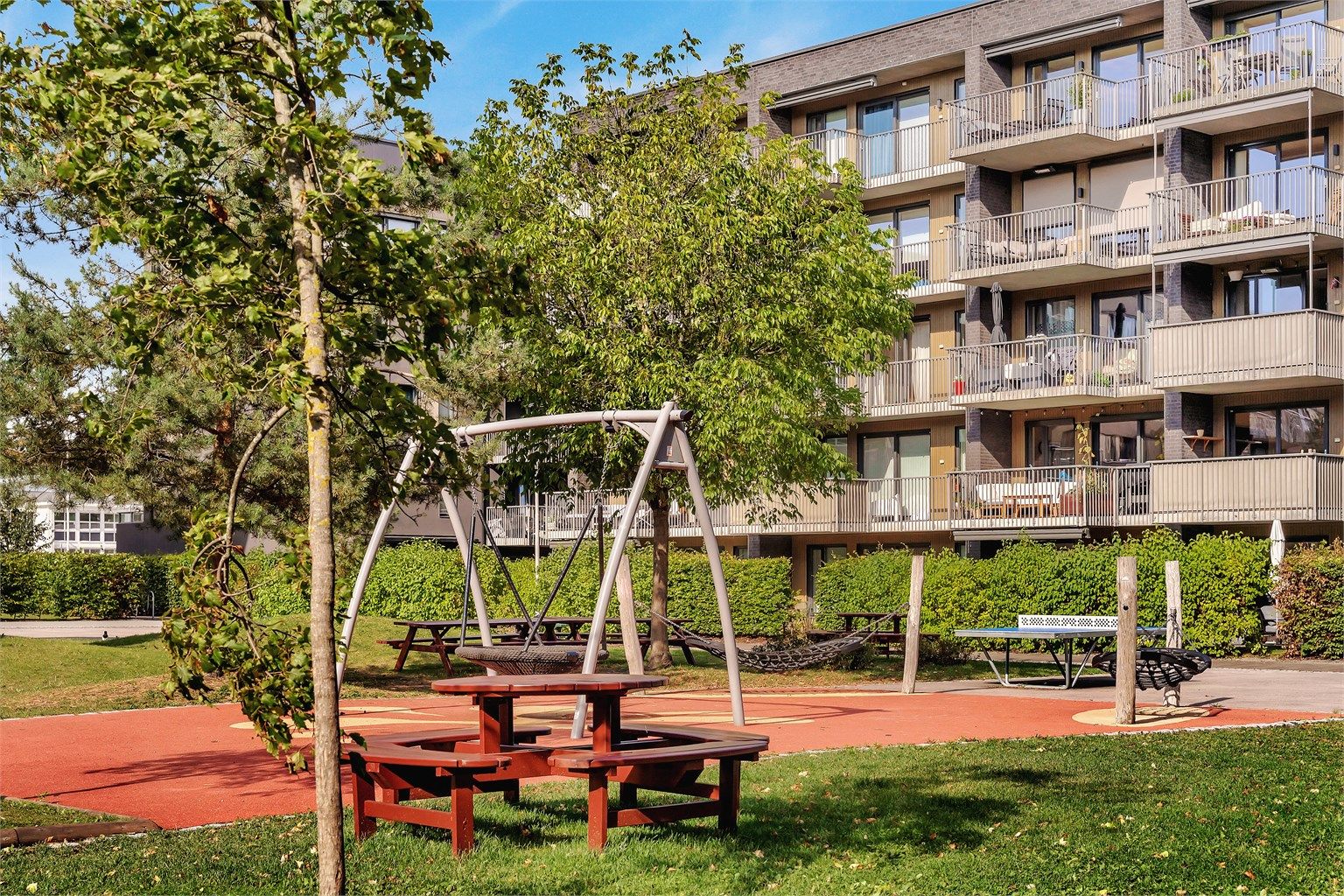 Leiligheten har en sentral og attraktiv beliggenhet i et av de nyere boligprosjektene på spennende Hasle.