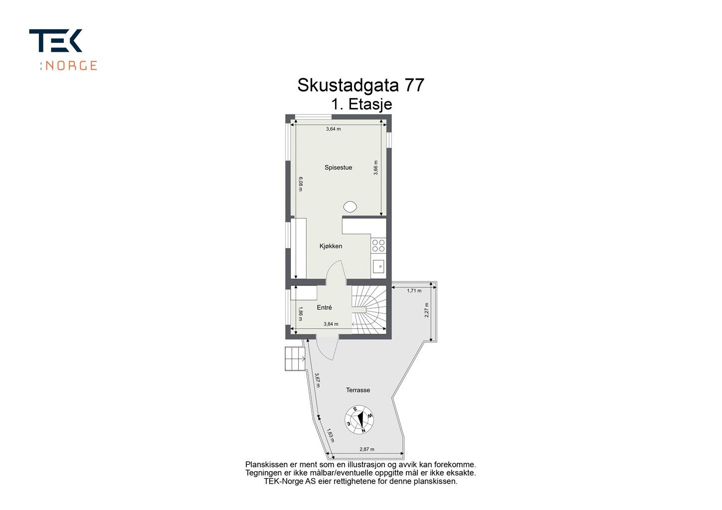 Plantegning - 1. Etasje