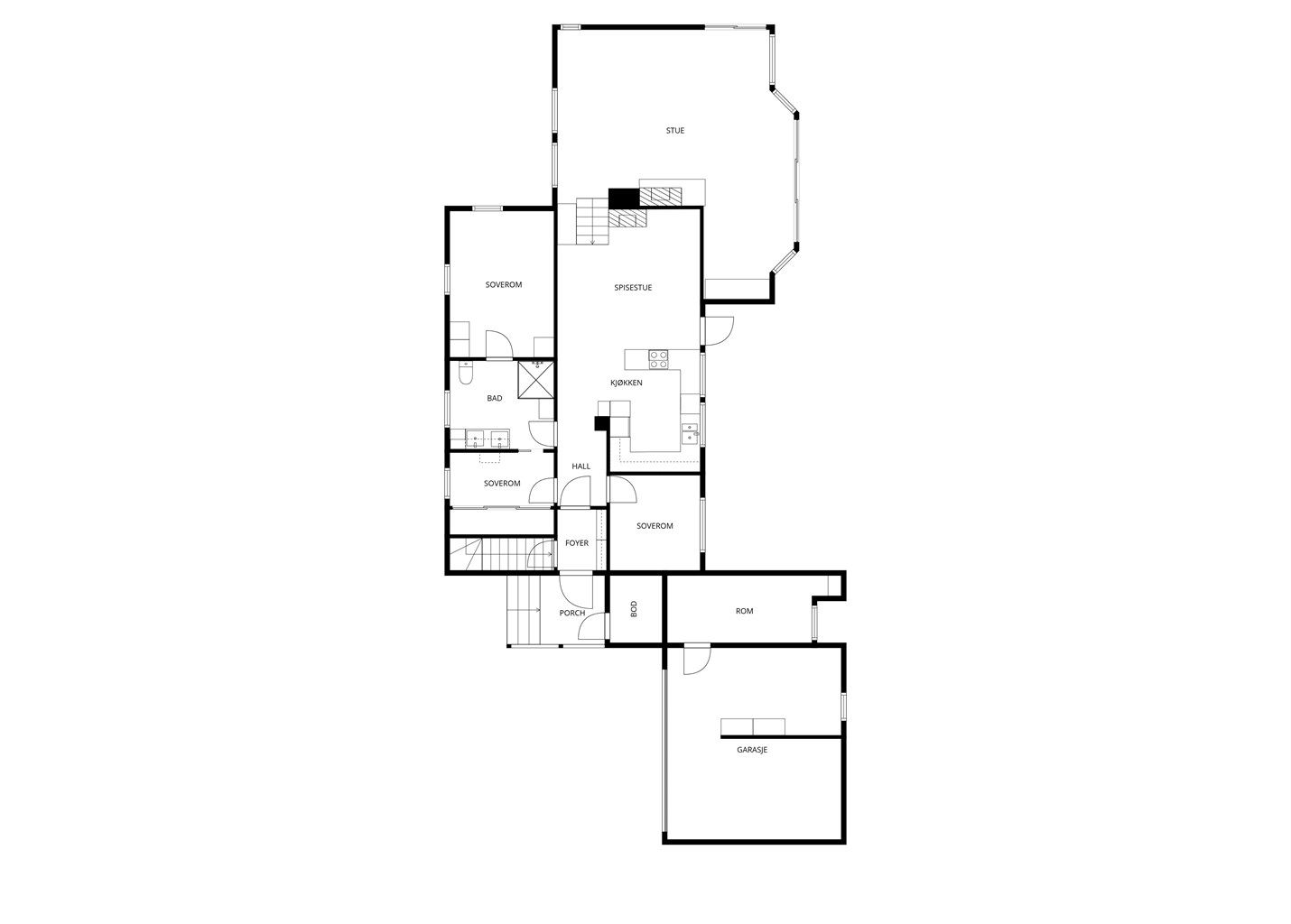 Plantegning - 1. etasje