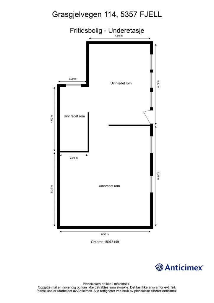 Plantegning - Underetasje