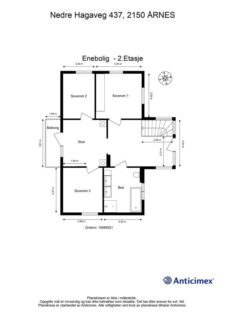 Plantegning 2. etasje