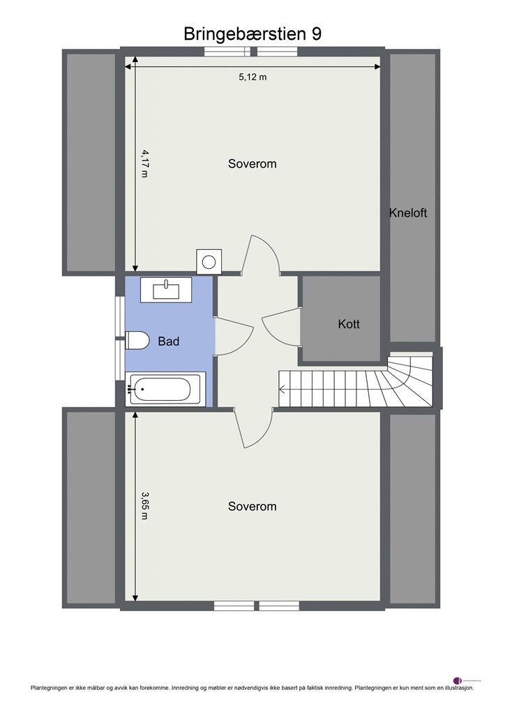 Plantegning - 2. etasje