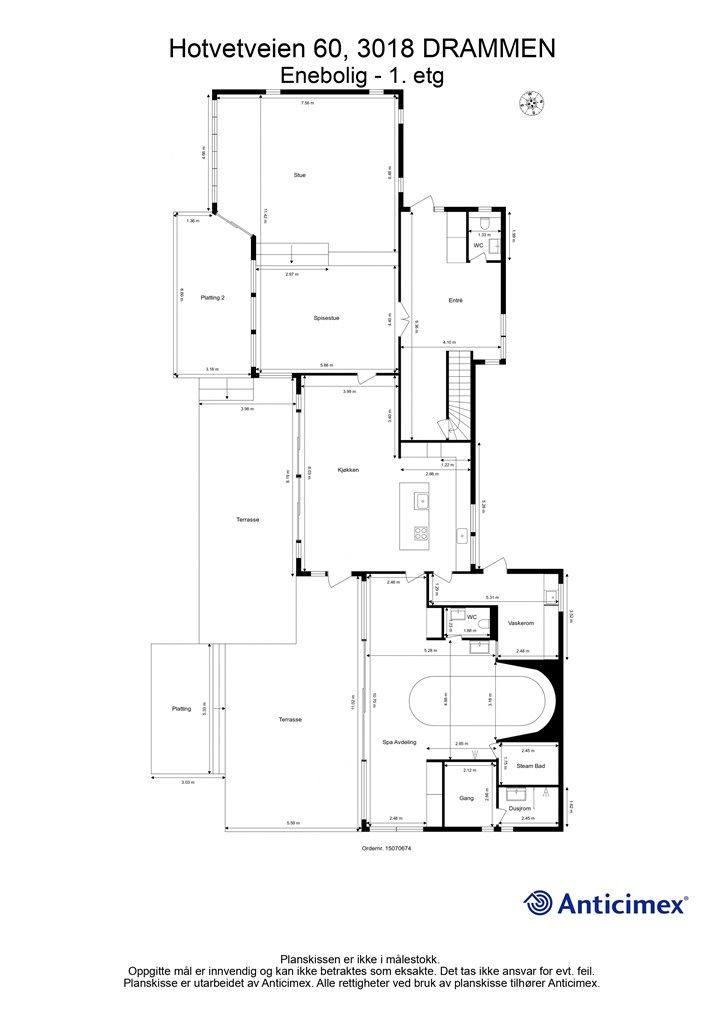 Plantegning - 1. etasje