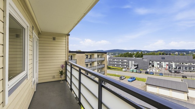 Plass til utemøbler. Her kan man drikke kaffe og spise frokost