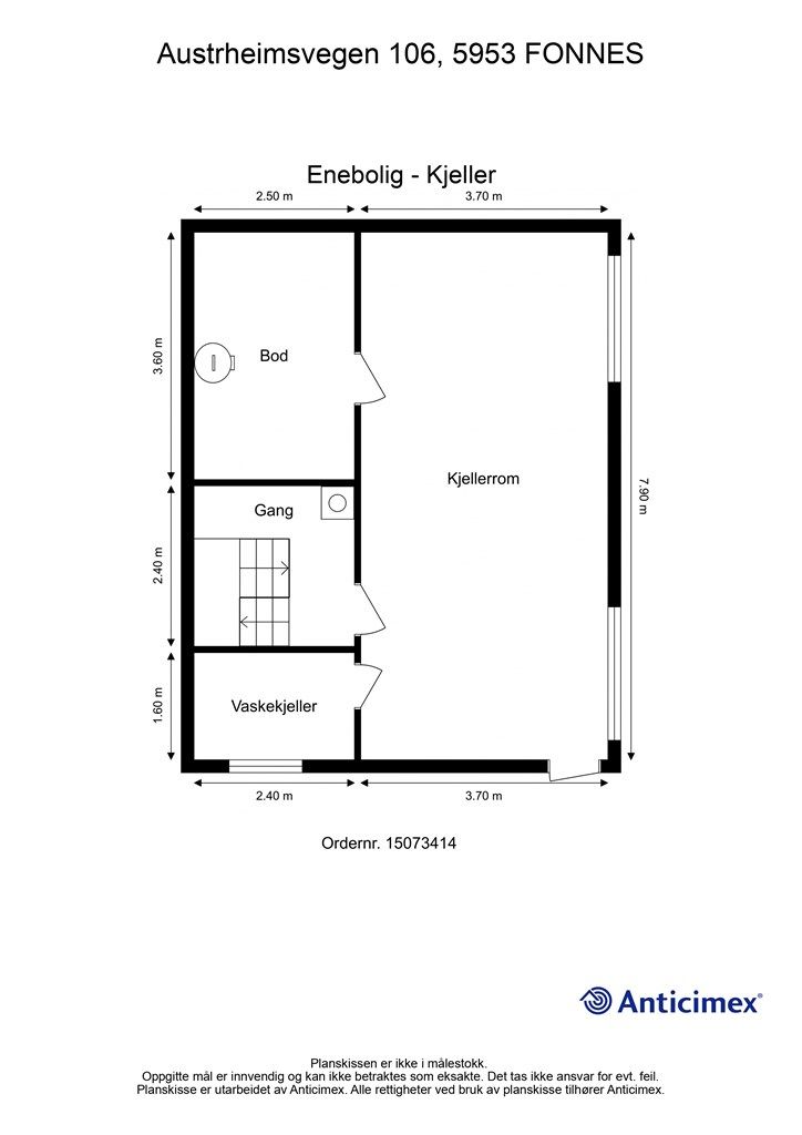 Plantegning- kjeller