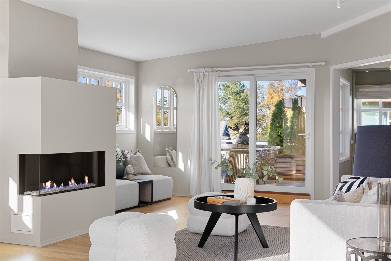 Gasspeis for ekstra varme og hygge, som ble montert ny i 2023