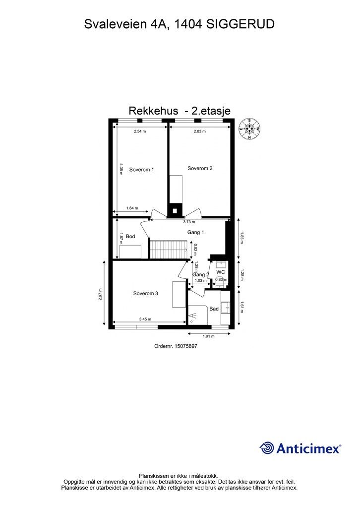 Plantegning 2. etasje