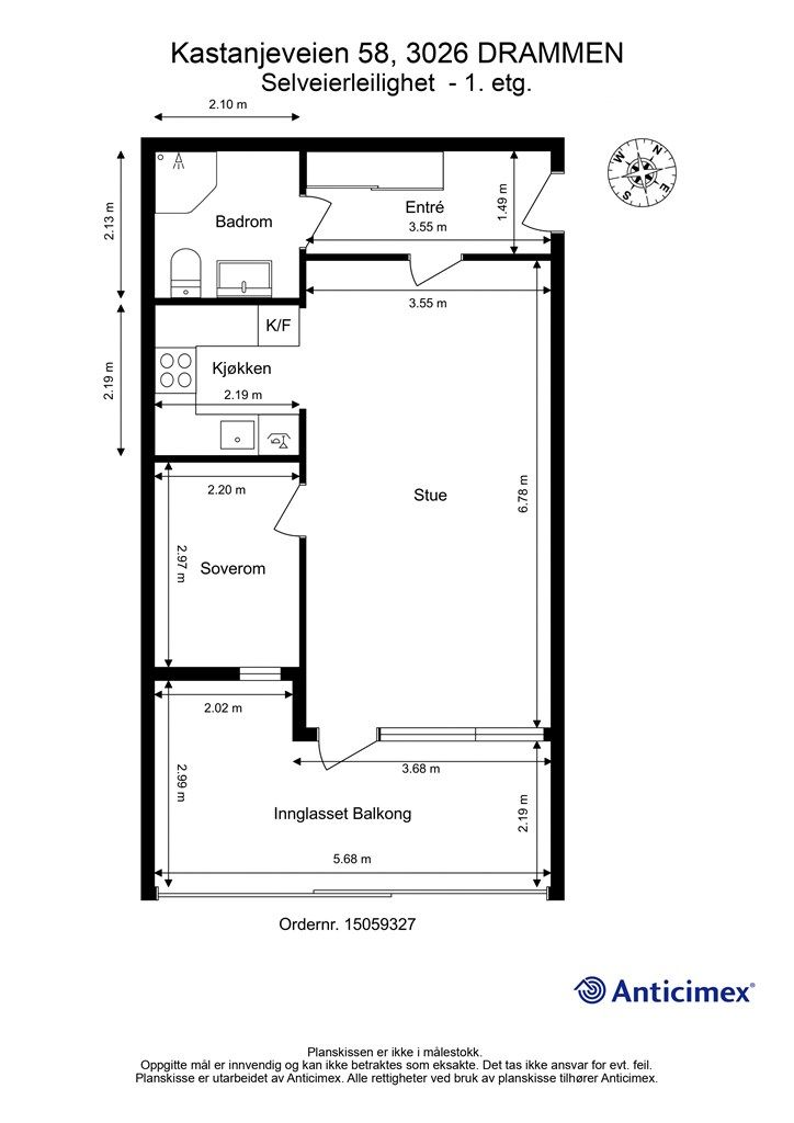Plantegning 1. etasje