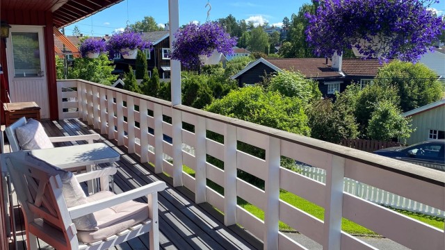 Attraktiv og barnevennlig beliggenhet. Foto: Selger