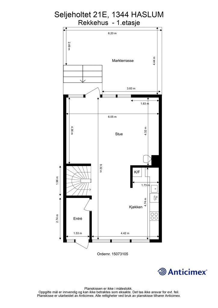 Plantegning 1.etasje