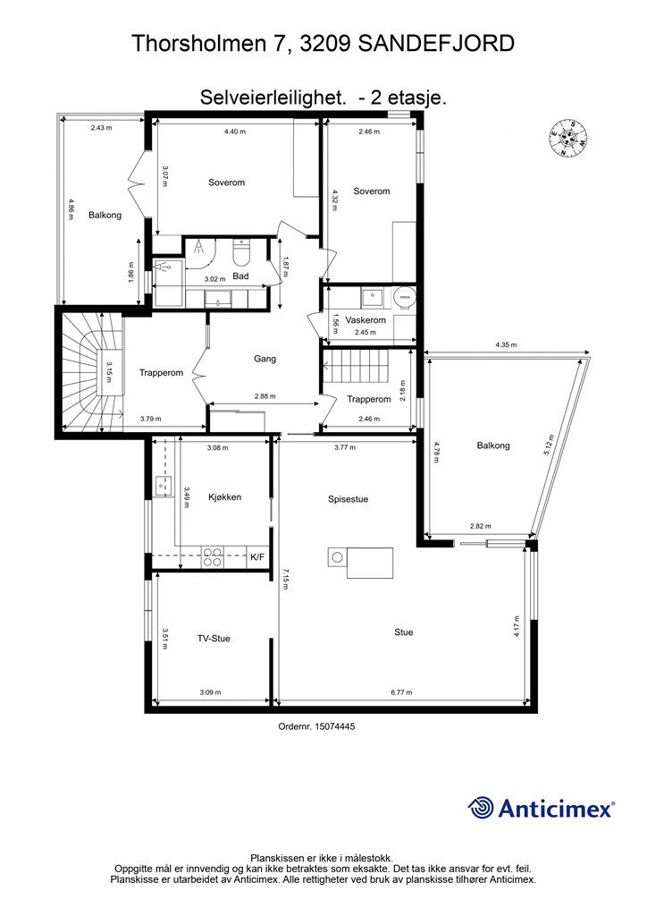 Plantegning 2.etasje
