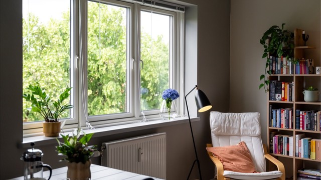 A-konto fyring, varmtvann og internett er inkl. i fellesutgiftene.