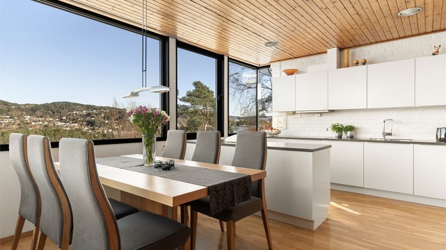 - Med vindu i tre retninger får du godt med lysinnslipp -