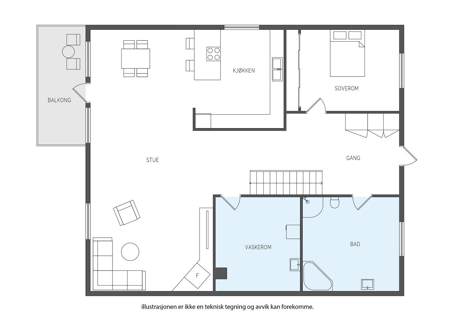 Plantegning 2 etasje