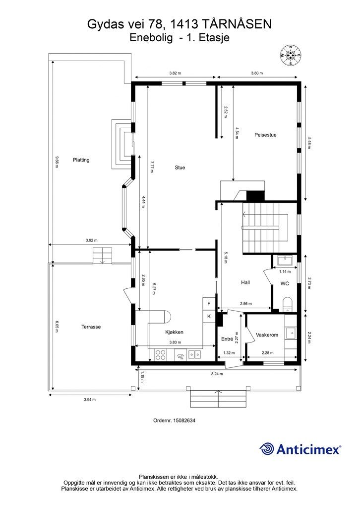 Plantegning - 1. etasje