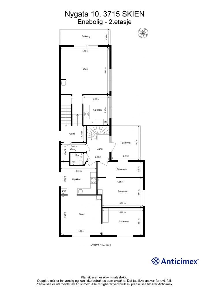Plantegning 2. Etasje