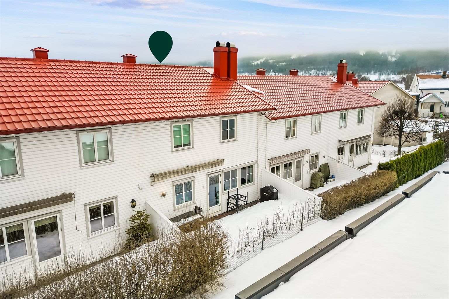 Fasade - Vinterbilde