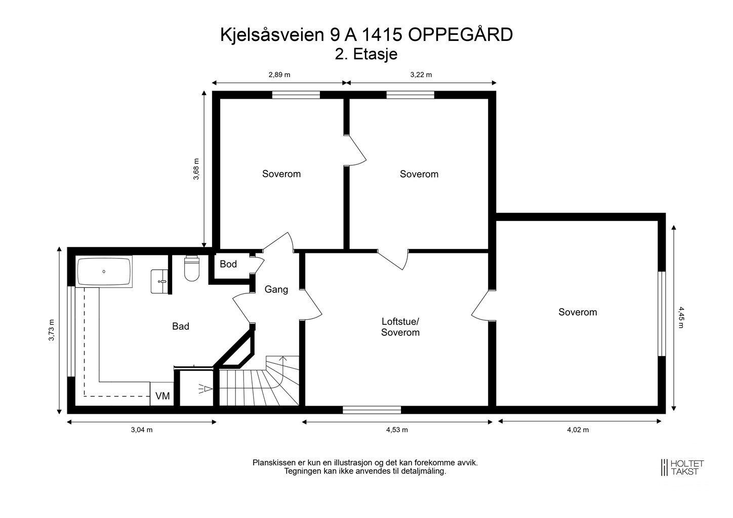 Plantegning - 2.etasje