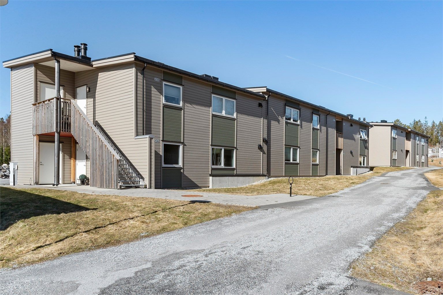  Endeleilighet med meget god intern beliggenhet i sameiet med trappefri adkomst og lite innsyn