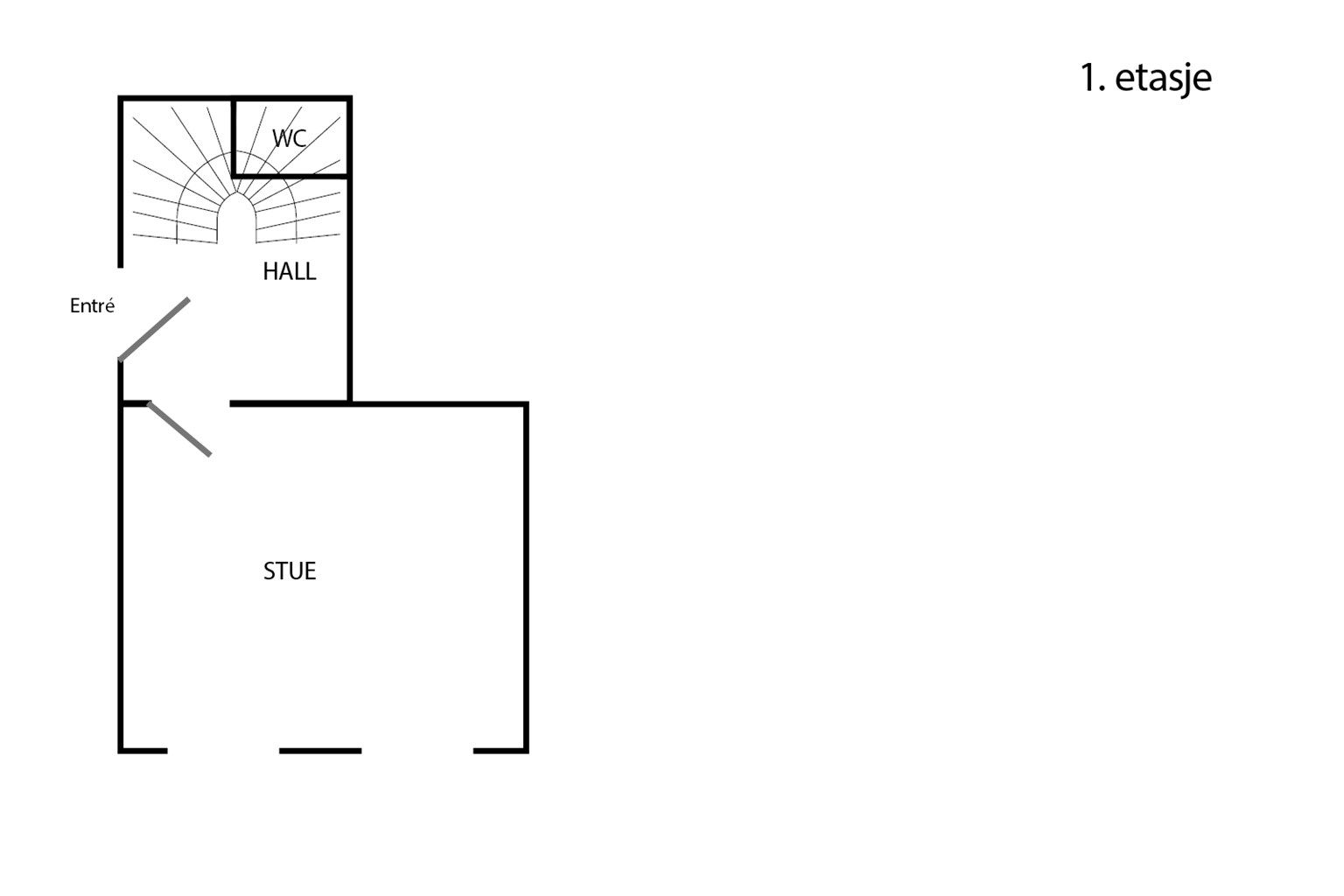 Plantegning 1. etasje