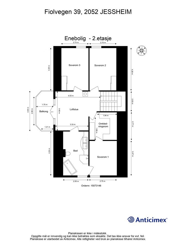 Plantegning 2.etasje