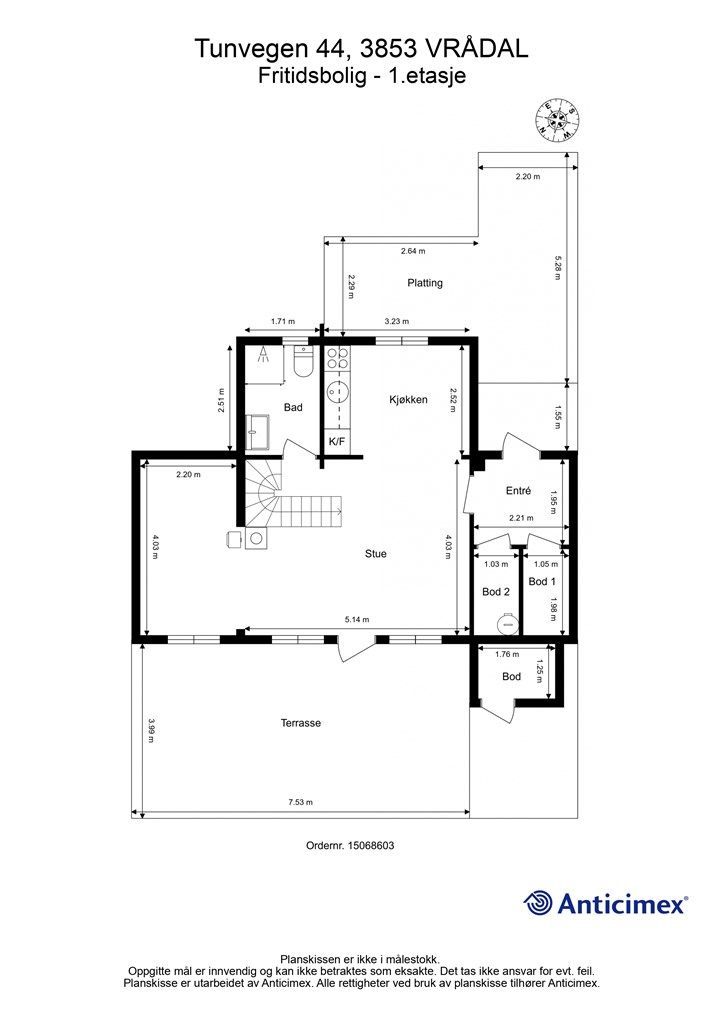 Plantegning 1.etasje