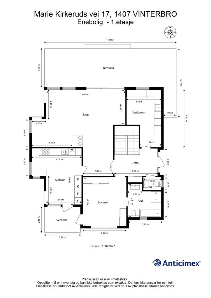 Plantegning - 1.etasje