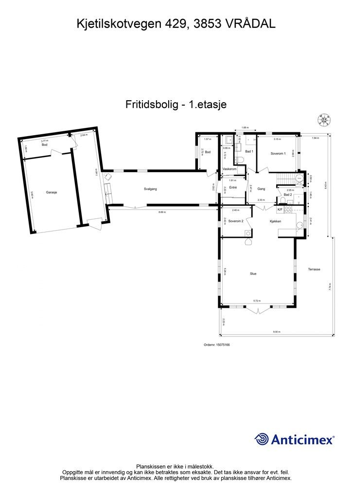 Plantegning 1.etasje