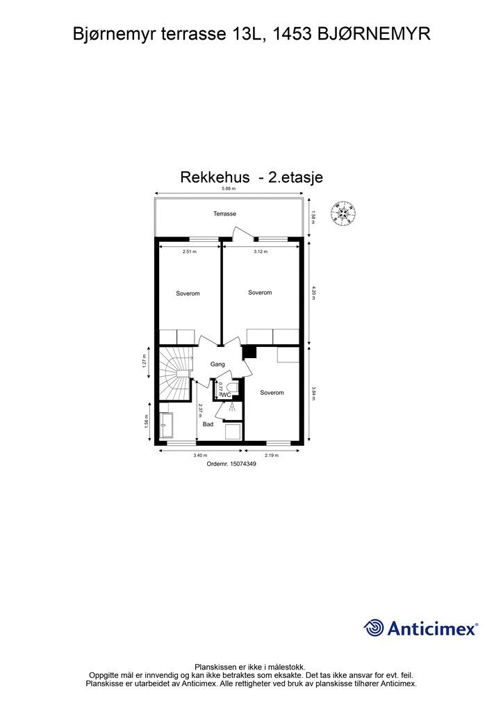 Plantegning 2. etasje