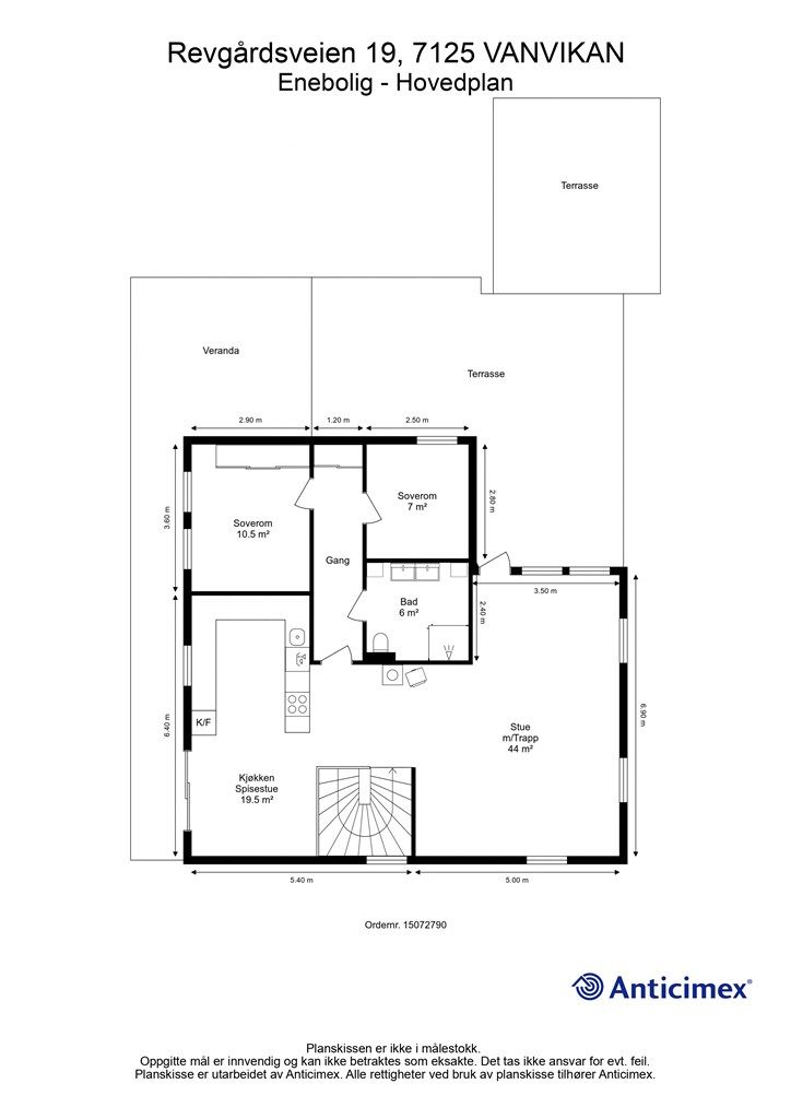 Plantegning - Hovedplan.