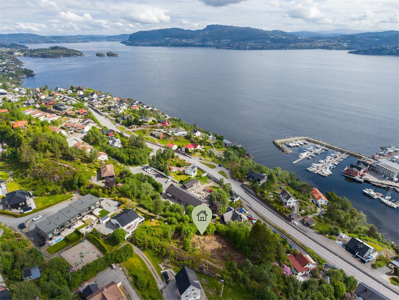Området består hovedsakelig av eneboliger og rekkehus. Foto: Silje Holte v/ @frksuper