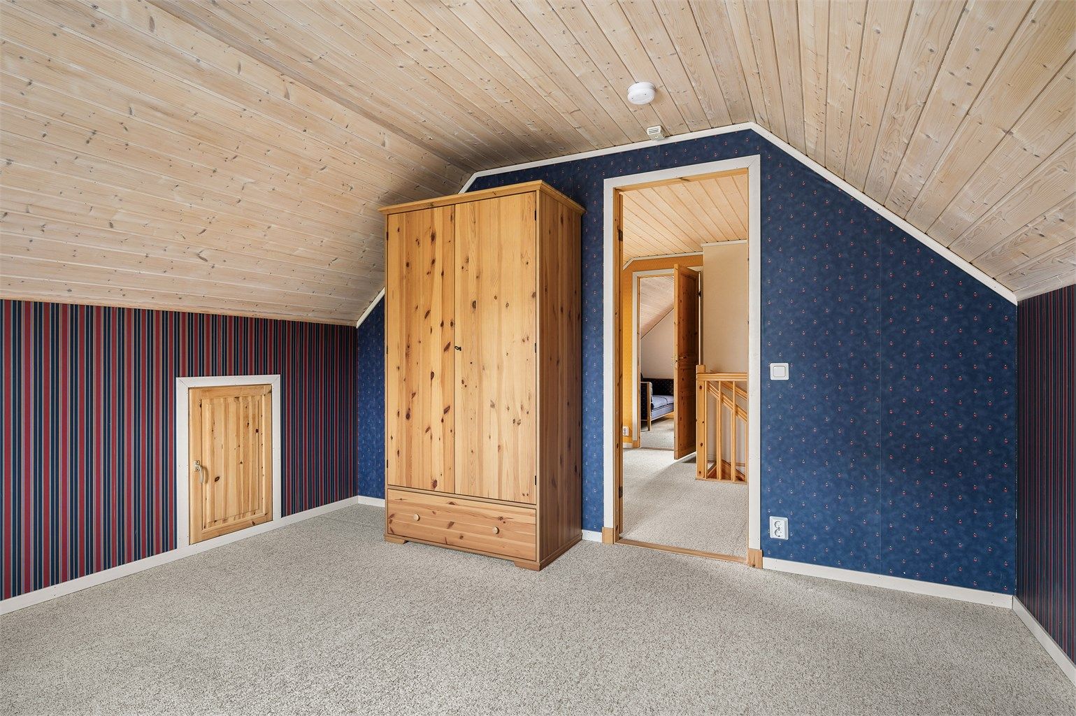 Også dette rommet gir gode møbleringsmuligheter. 