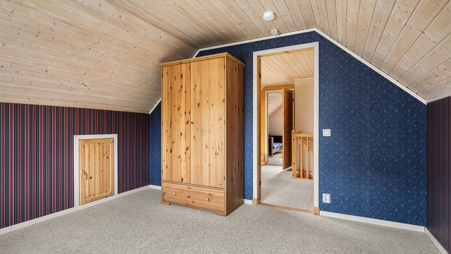 Også dette rommet gir gode møbleringsmuligheter.