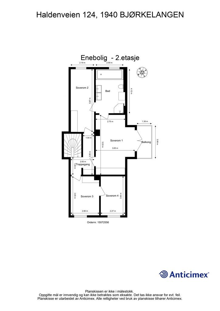 Plantegning - 2.etasje.