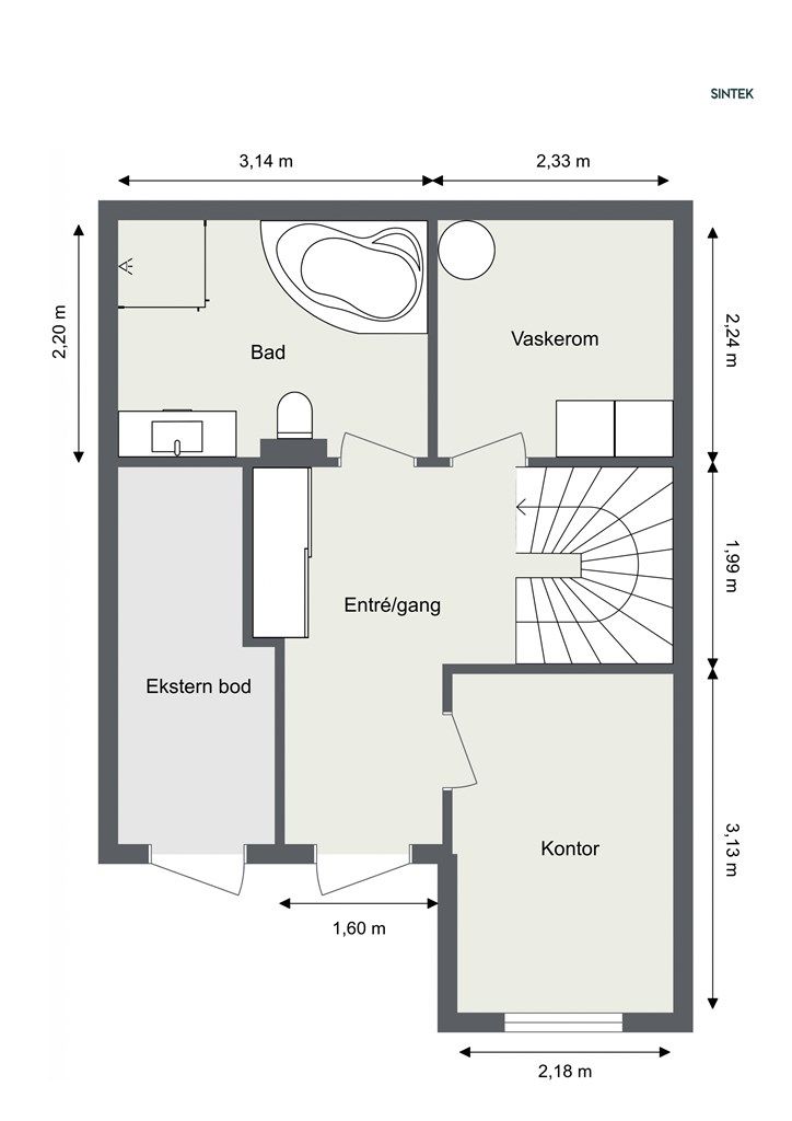 Plantegning Underetasje