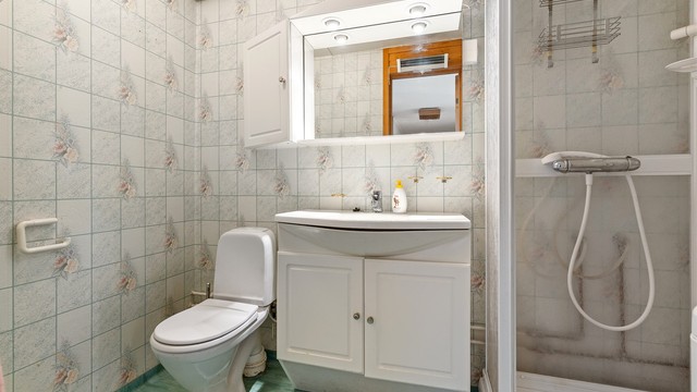 Badet er av eldre dato og er gitt TG3 i tilstandsrapporten